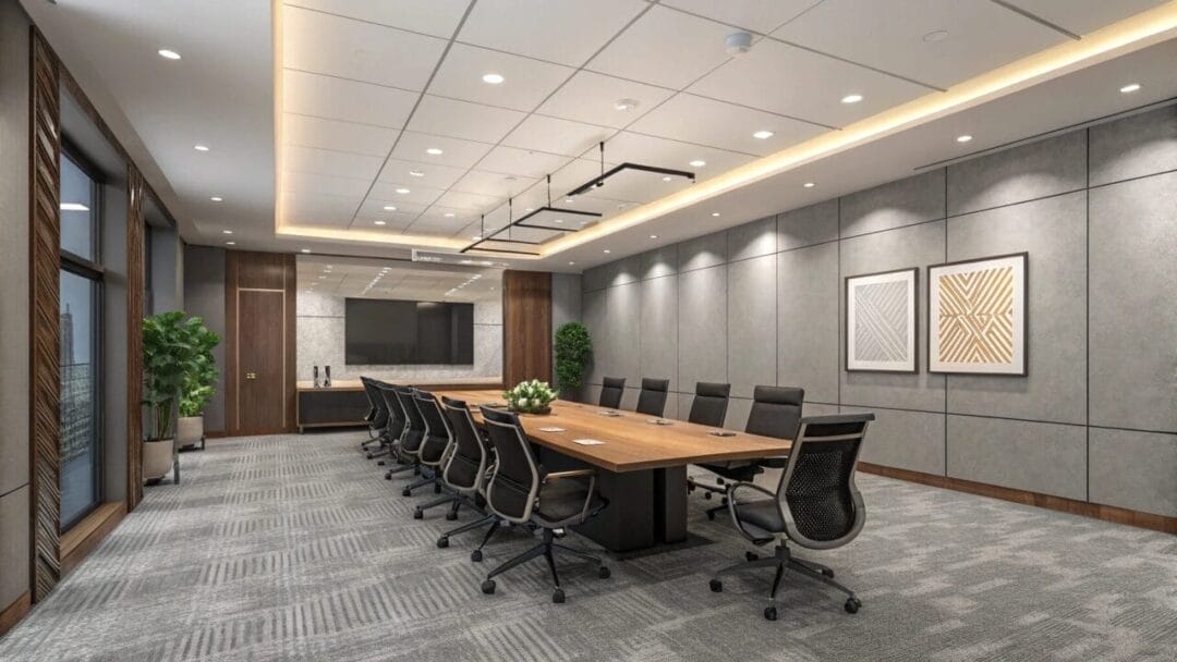 会議室の音漏れ対策！選ぶべき内装材と防音設計のポイント徹底解説