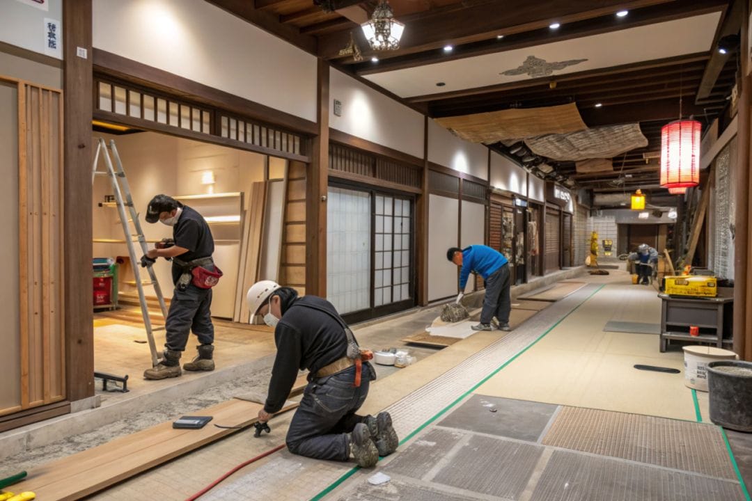 和室から洋室に変更